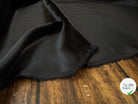 SATIN DE SOIE 100% SOIE UNIE NOIR - My Little Coupon