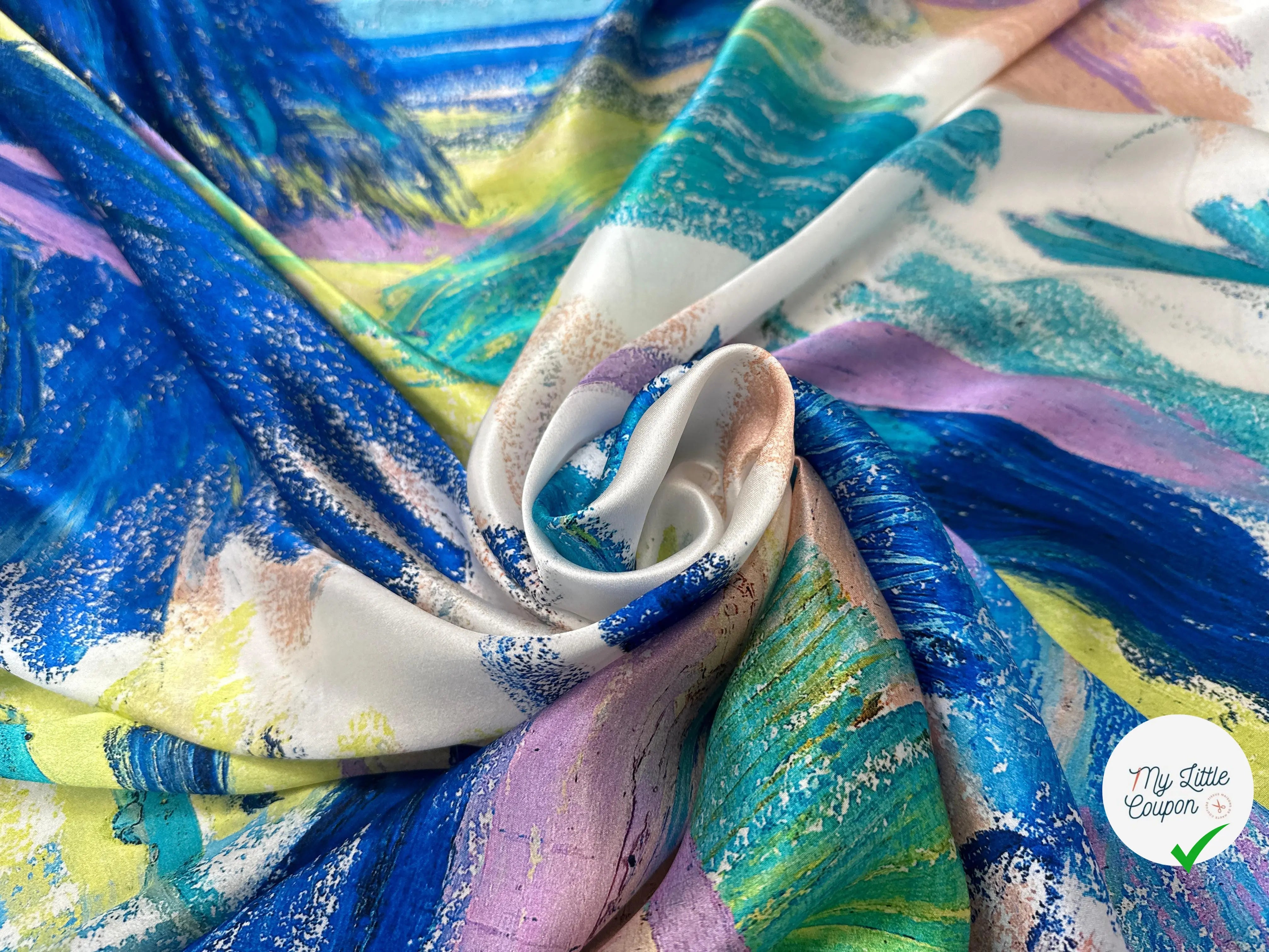SATIN DE SOIE AQUARELLA ITALIANA - My Little Coupon