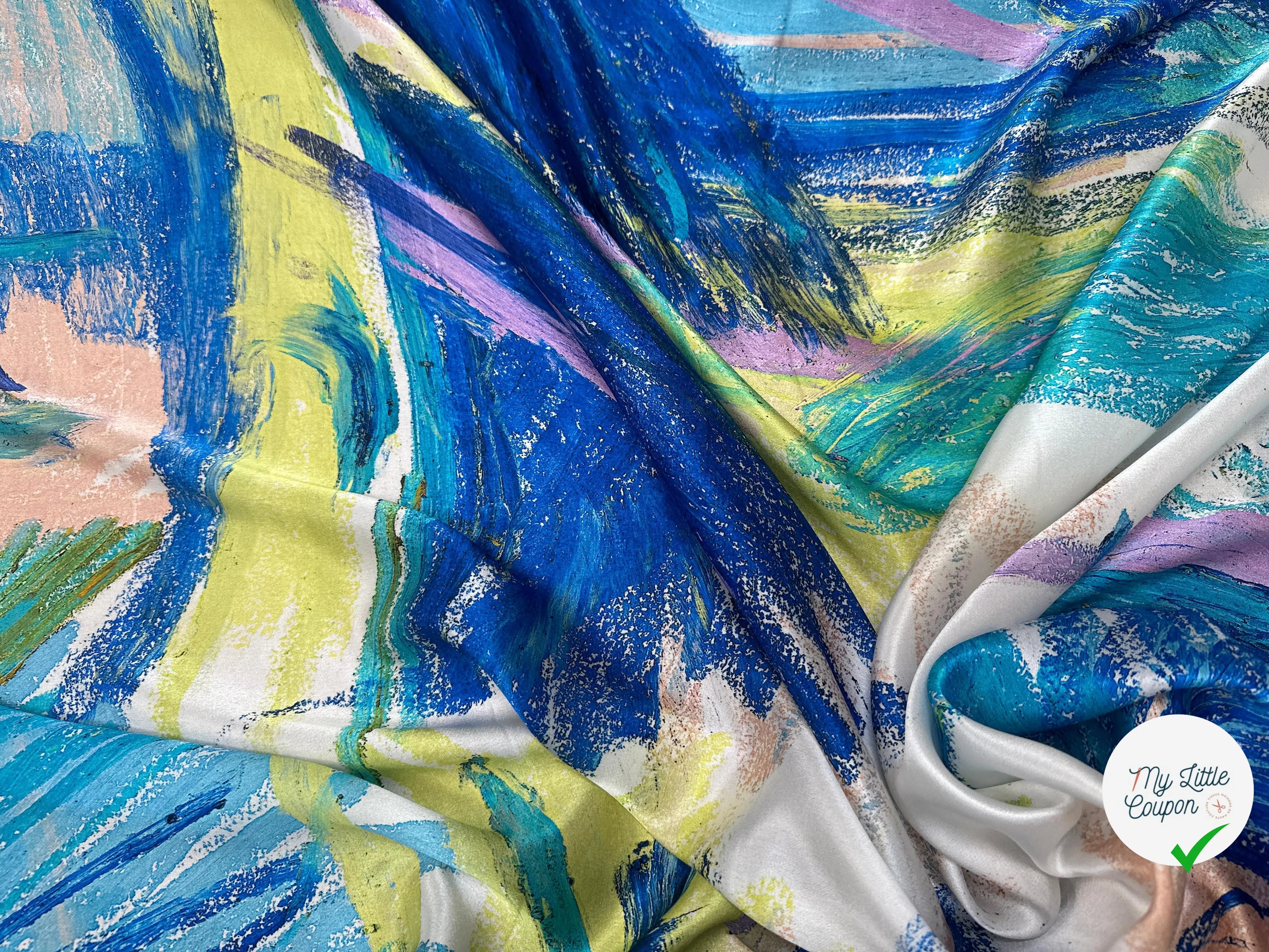 SATIN DE SOIE AQUARELLA ITALIANA - My Little Coupon