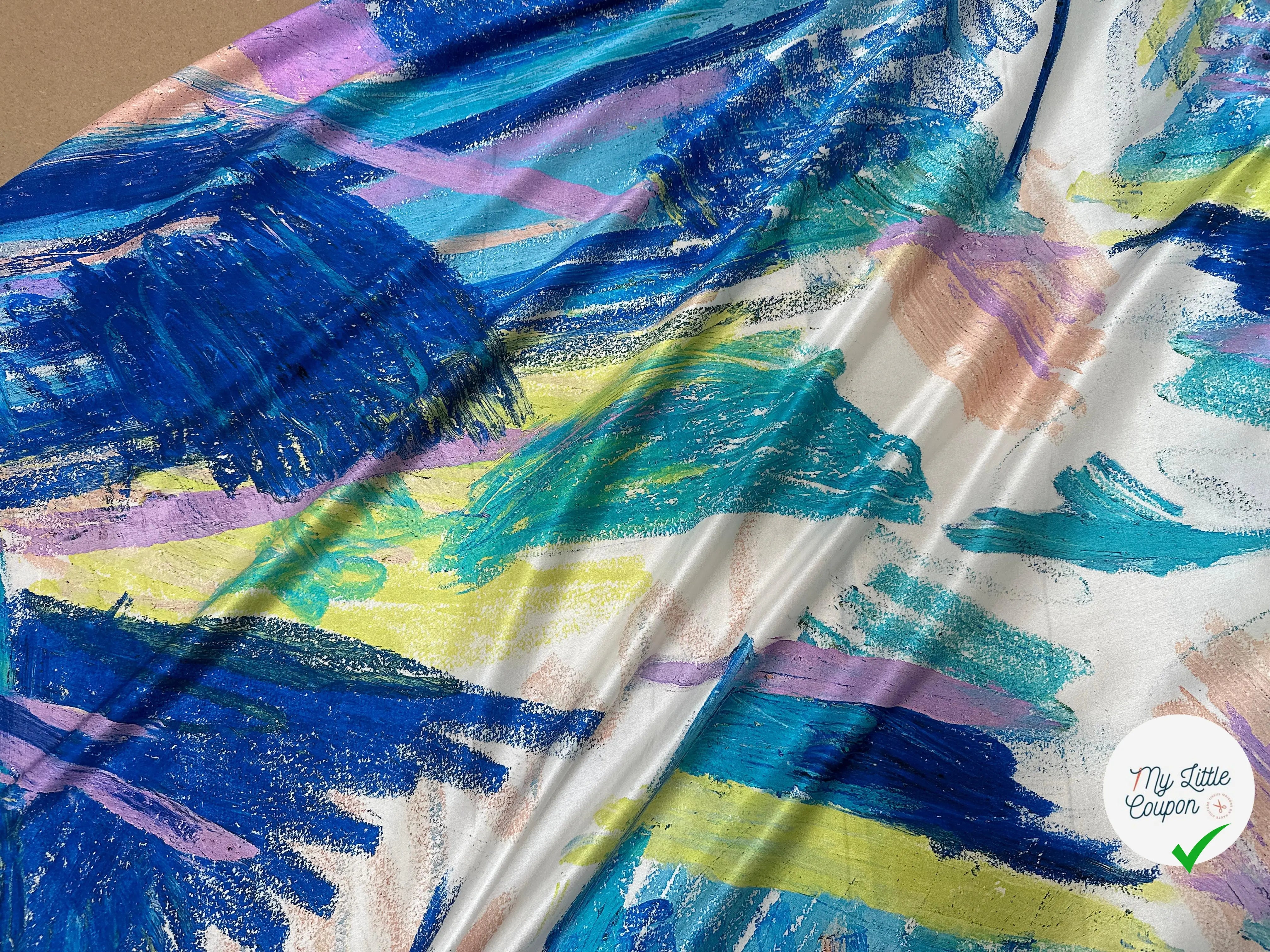 SATIN DE SOIE AQUARELLA ITALIANA - My Little Coupon