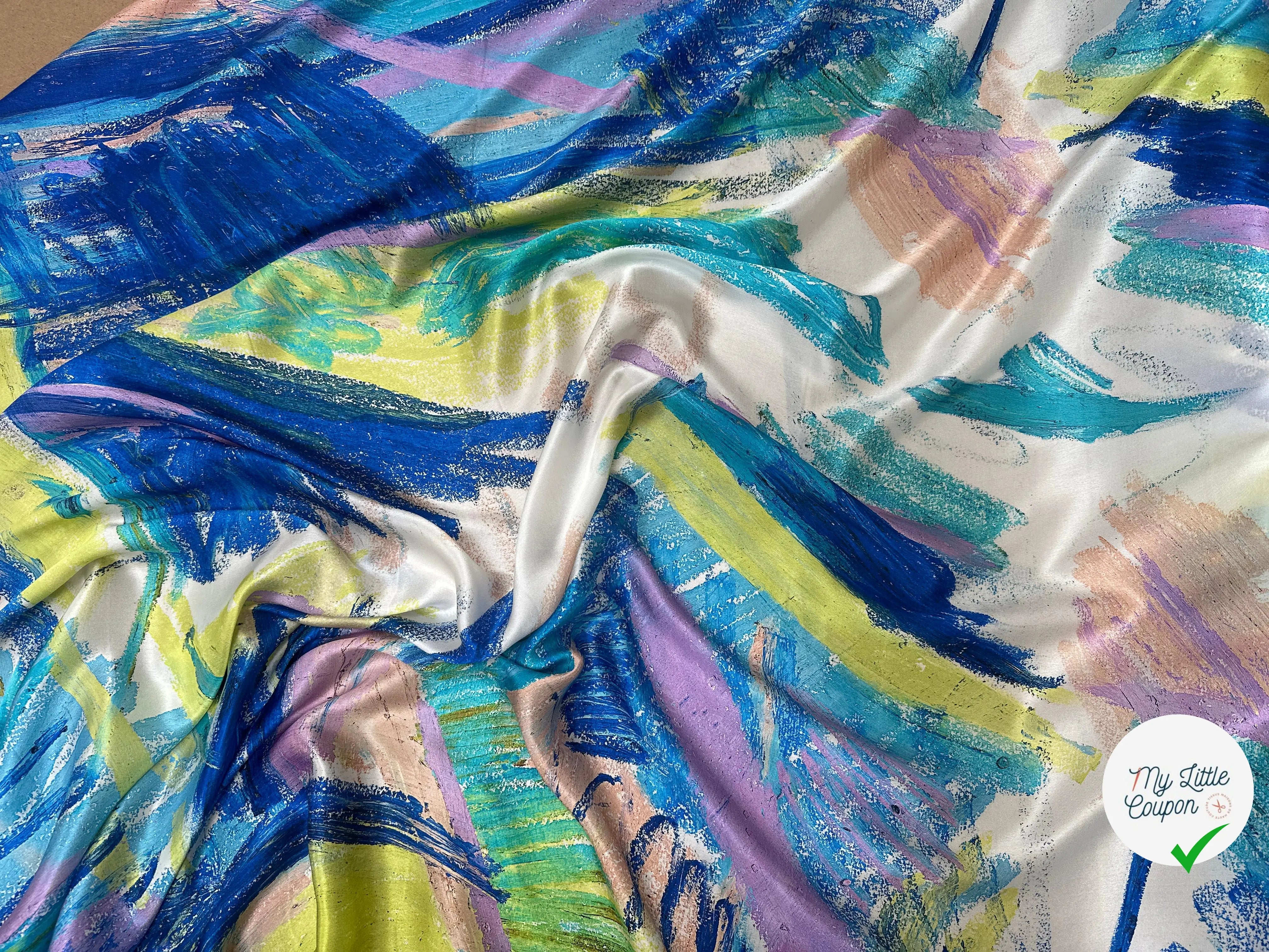 SATIN DE SOIE AQUARELLA ITALIANA - My Little Coupon