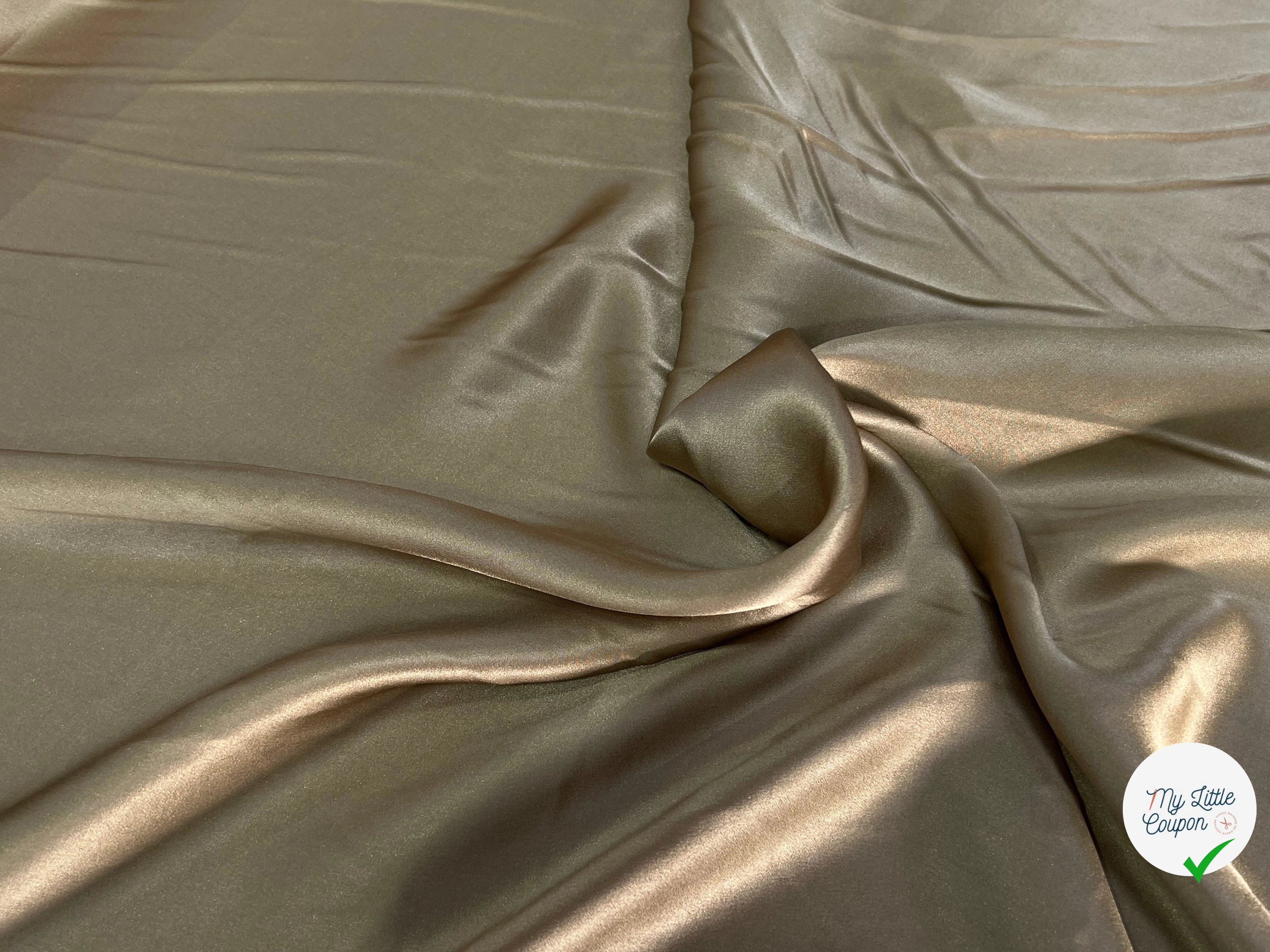 SATIN DE SOIE FLUIDE 100% SOIE VISON - My Little Coupon