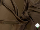 SATIN DE SOIE FLUIDE MARRON CHOCOLAT - My Little Coupon