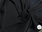 SATIN DE SOIE FLUIDE VELOUTÉ DOUX NOIR SUPER CHIC - My Little Coupon