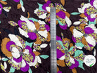 SATIN DE SOIE IMPRIMÉ ÉLÉGANCE VINTAGE - My Little Coupon - tissu - coudre