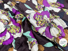 SATIN DE SOIE IMPRIMÉ ÉLÉGANCE VINTAGE - My Little Coupon - tissu - coudre