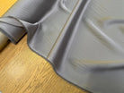 SATIN DE SOIE LOURD STRETCH 22 MOMME GRIS MÉTAL - My Little Coupon