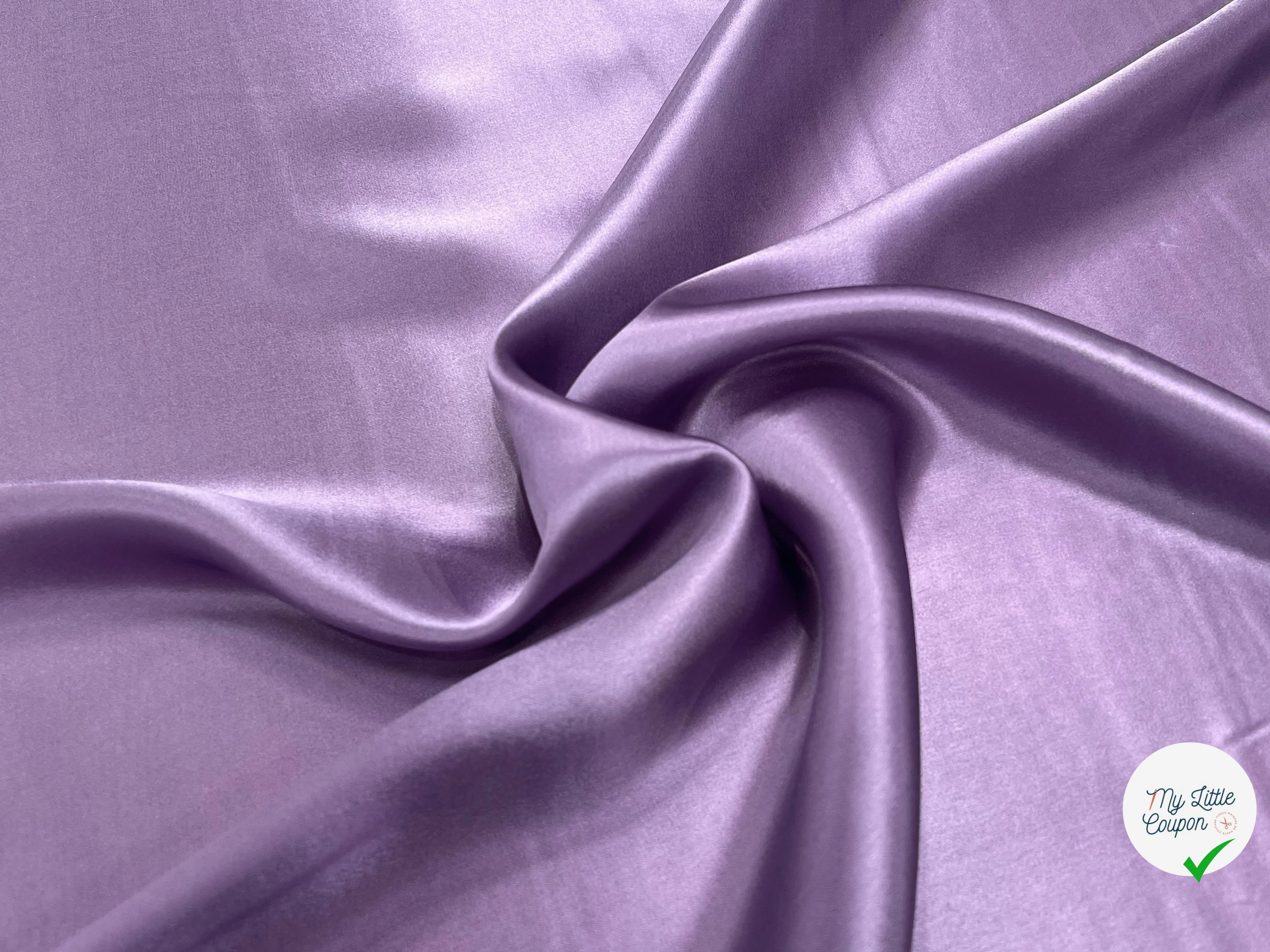 SATIN DE SOIE PARME FLUIDE 100% SOIE - My Little Coupon