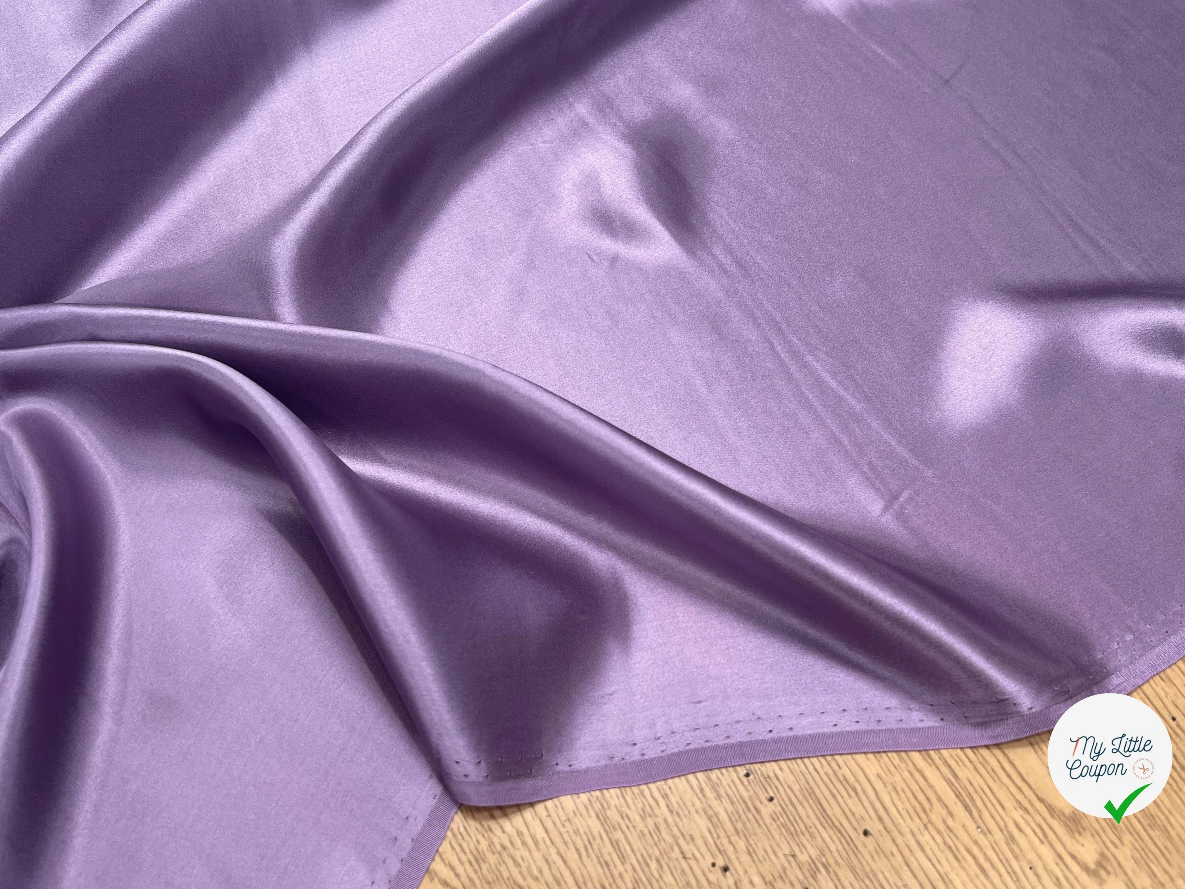 SATIN DE SOIE PARME FLUIDE 100% SOIE - My Little Coupon
