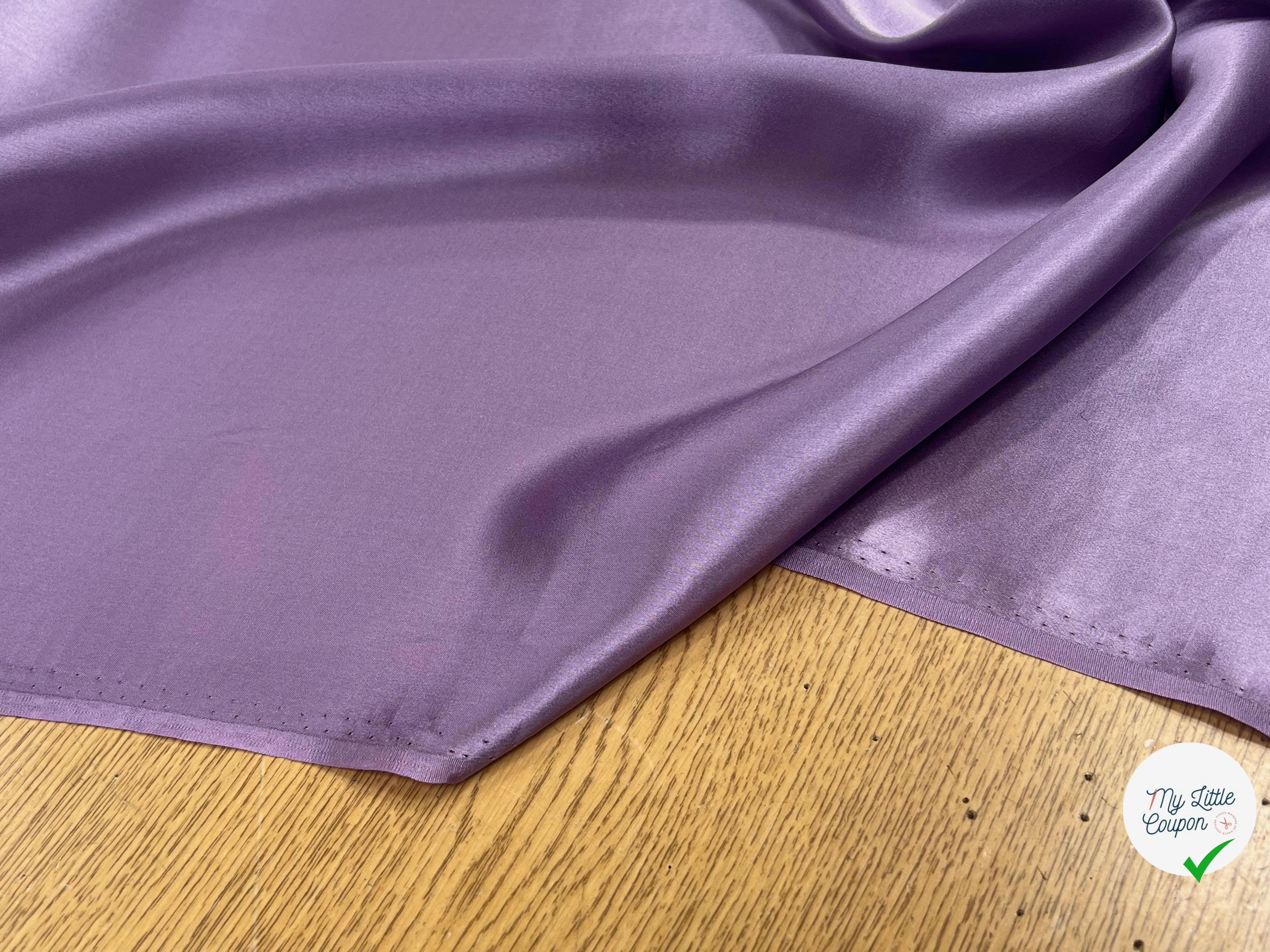 SATIN DE SOIE PARME FLUIDE 100% SOIE - My Little Coupon