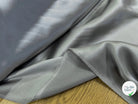 SATIN DE SOIE STRETCH GRIS ACIER FLUIDE 100 DE LAIZE - My Little Coupon