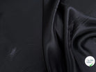 SATIN DE SOIE TRÈS FLUIDE NOIR 100% SOIE - My Little Coupon