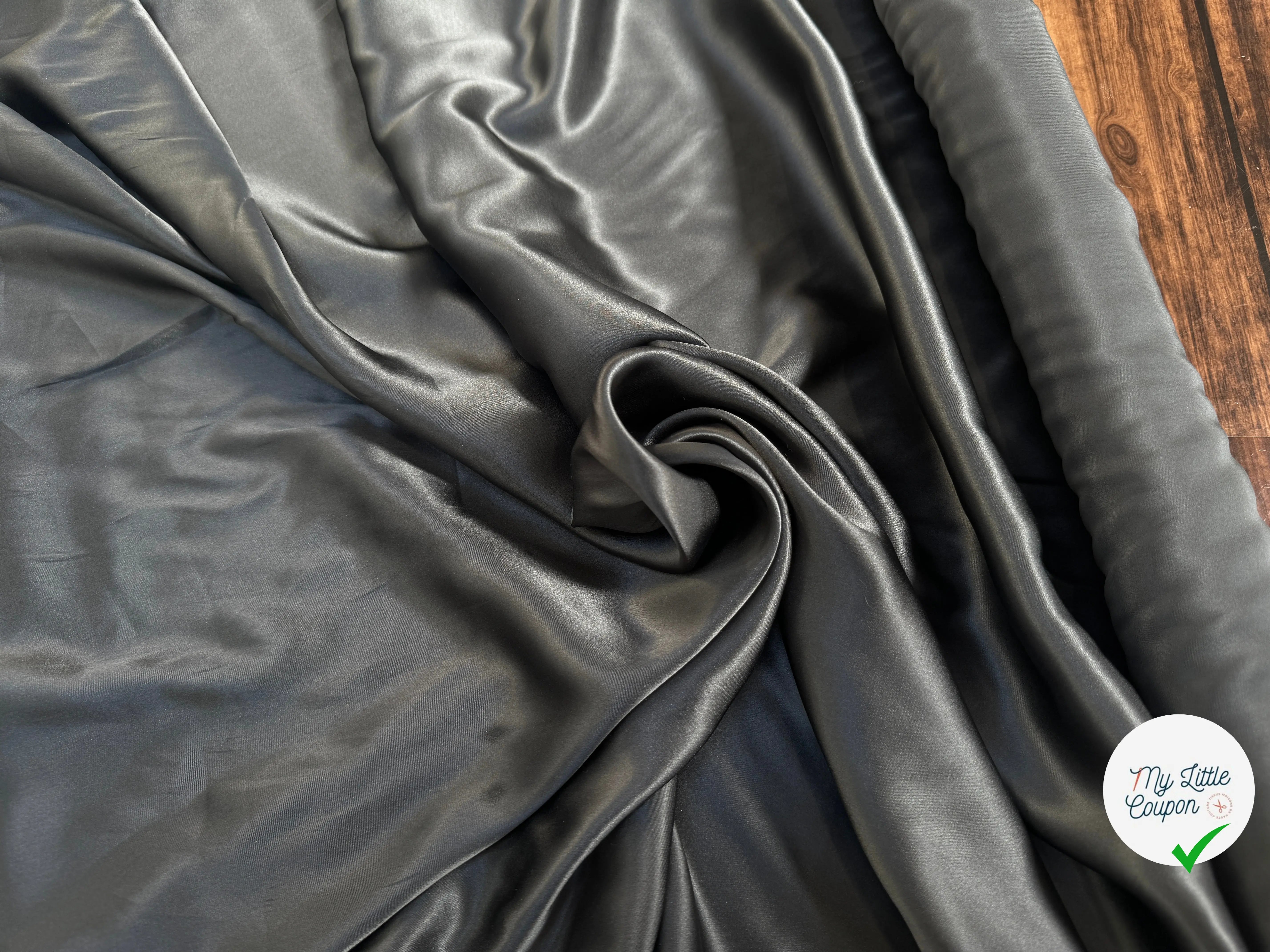 SATIN DE SOIE UNI SHARK - My Little Coupon