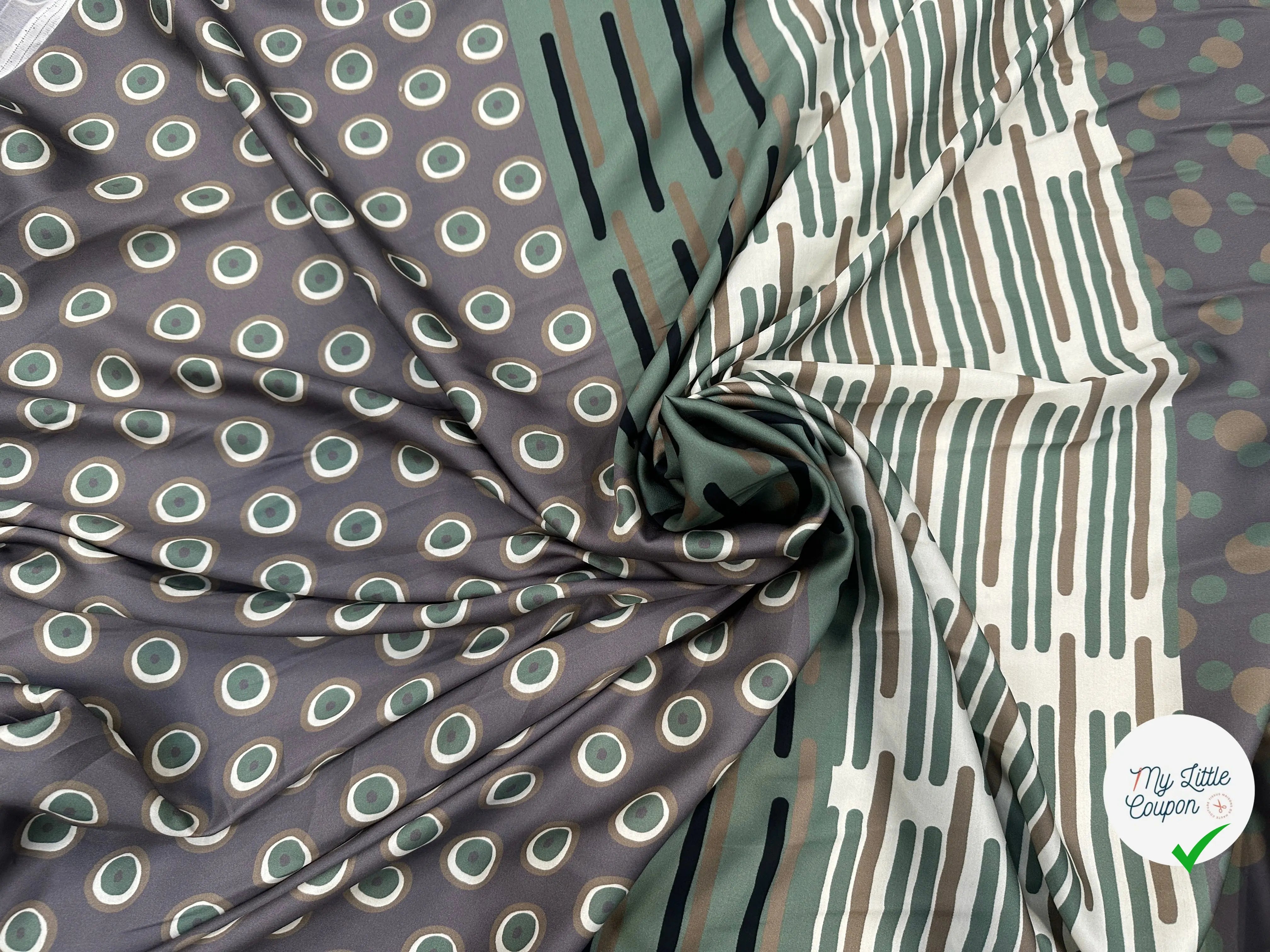 SATIN DE VISCOSE POP ART CHIC - My Little Coupon