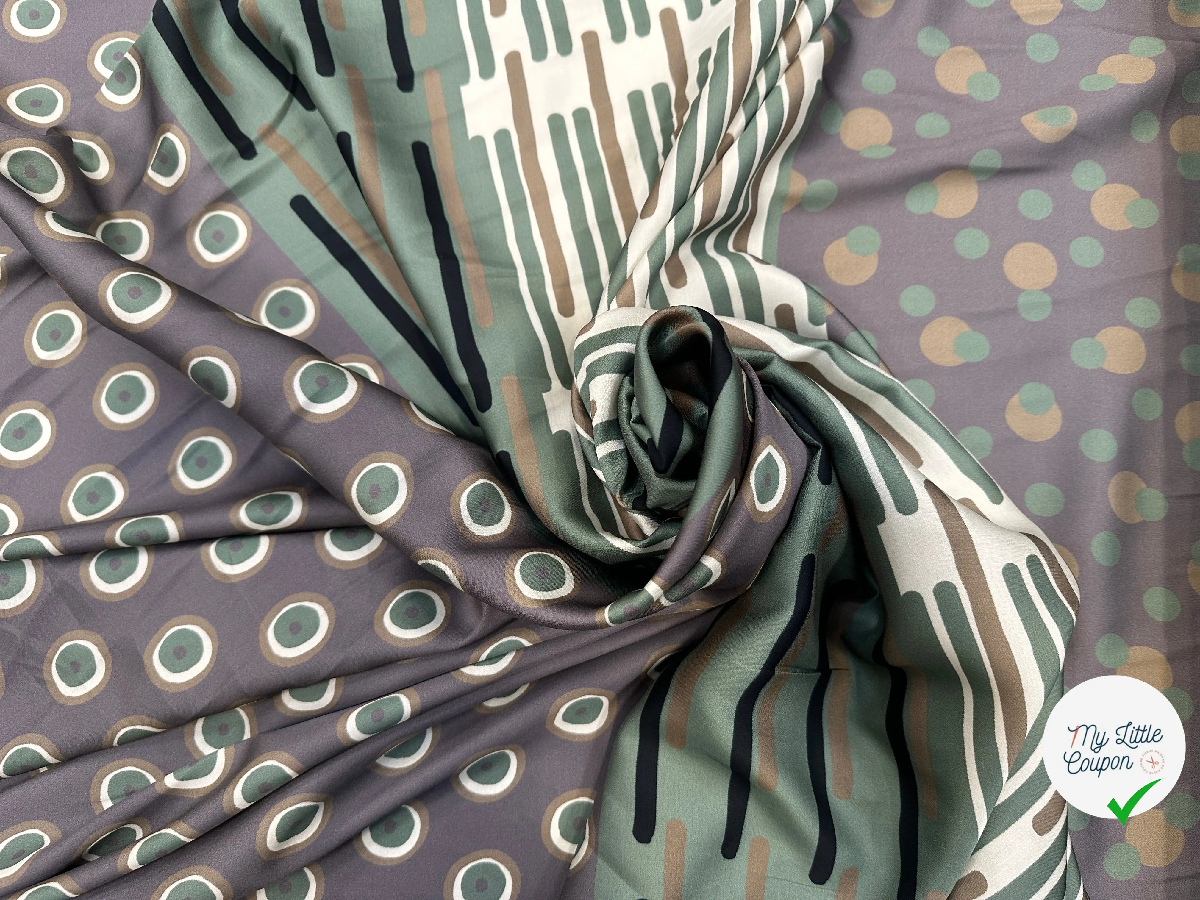 SATIN DE VISCOSE POP ART CHIC - My Little Coupon