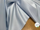 SATIN DOUBLE ETOFFE LOURD BLEU CLAIR - My Little Coupon