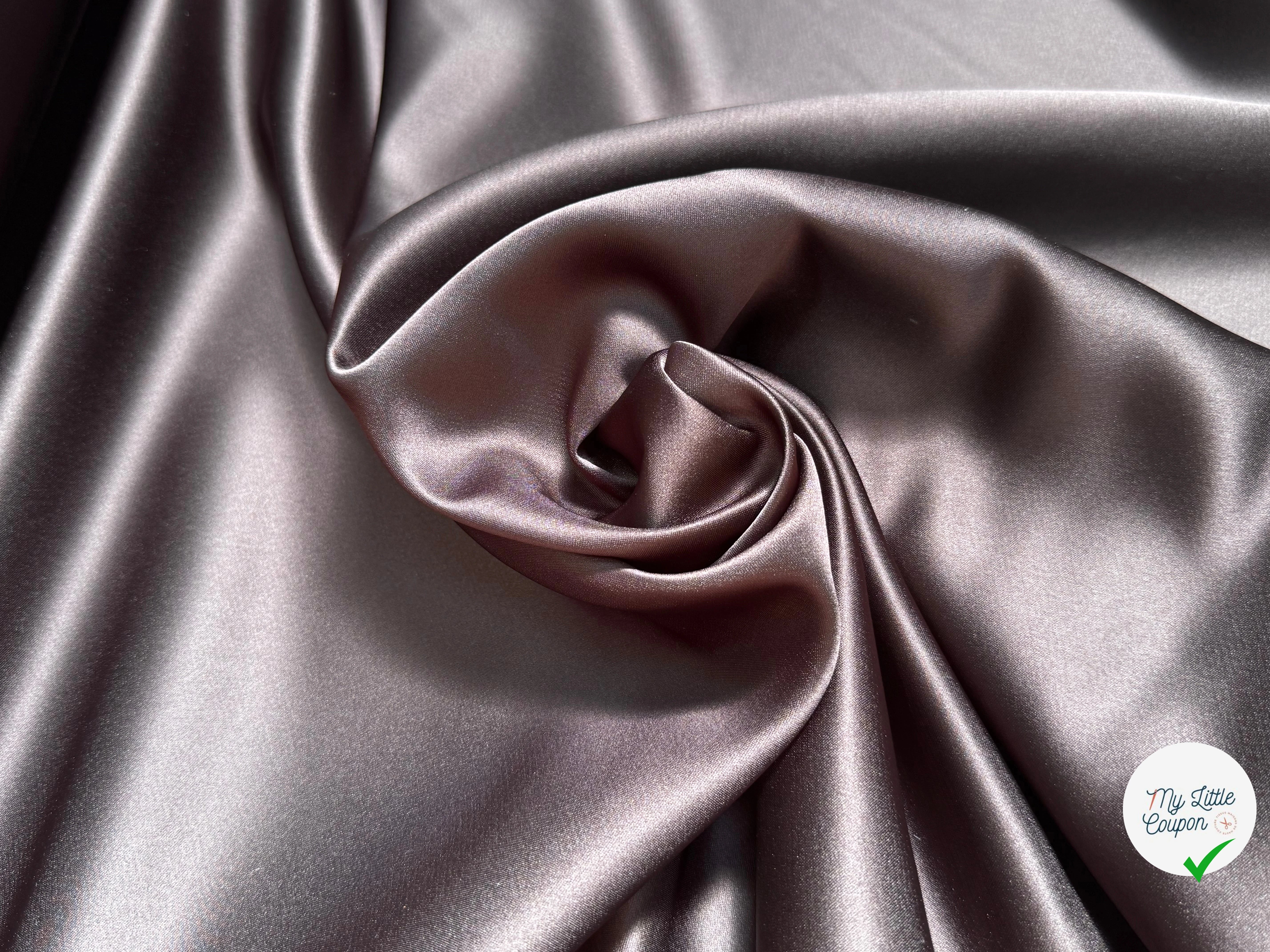 SATIN DOUBLE ÉTTOFE CHOCO NOIR BELLE TENUE - My Little Coupon
