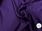 SATIN DOUBLE ETTOFFE LOURD DEEP PURPLE - My Little Coupon