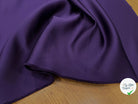 SATIN DOUBLE ETTOFFE LOURD DEEP PURPLE - My Little Coupon