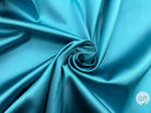 SATIN DUCHESSE EXTENSIBLE TURQUOISE - My Little Coupon - tissu - coudre