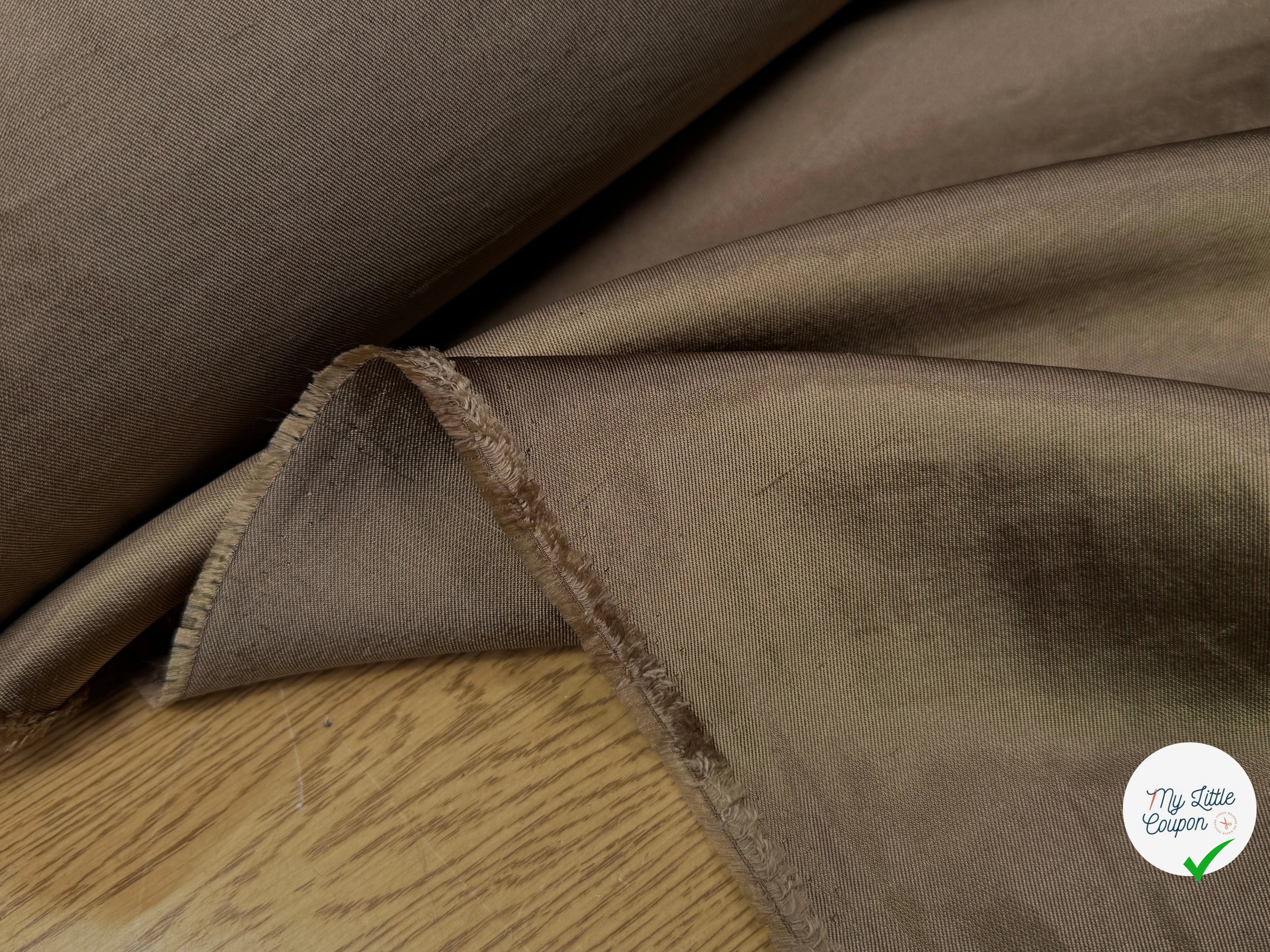 SATIN DUCHESSE TEXTURÉ LAITON - My Little Coupon