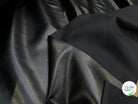 SATIN FAUX CUIR NOIR ENVERS TOUT DOUX NOIR - My Little Coupon