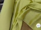 SATIN FLUIDE JAUNE LEMON 100% VISCOSE FROIDE TOUCHER AGRÉABLE - My Little Coupon