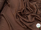 SATIN FLUIDE LÉGÈREMENT STRETCH CARAMEL - My Little Coupon