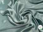 SATIN FLUIDE VERT D'EAU SUPERBE TOMBÉ - My Little Coupon