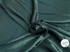 SATIN JACQUARD LÉOPARD VERT FORET - My Little Coupon