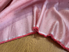 SATIN JACQUARD TEXTURÉ ROSE PÊCHE - My Little Coupon