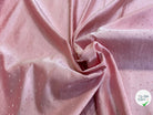 SATIN JACQUARD TEXTURÉ ROSE PÊCHE - My Little Coupon