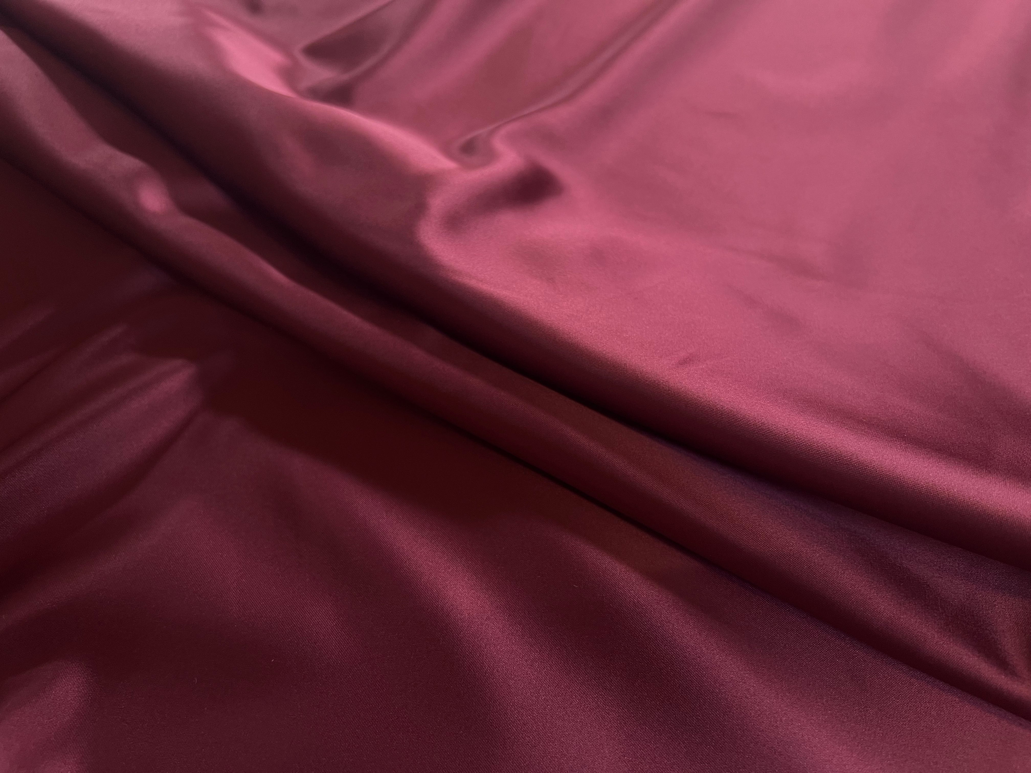 SATIN LIE DE VIN QUALITE COUTURE - My Little Coupon