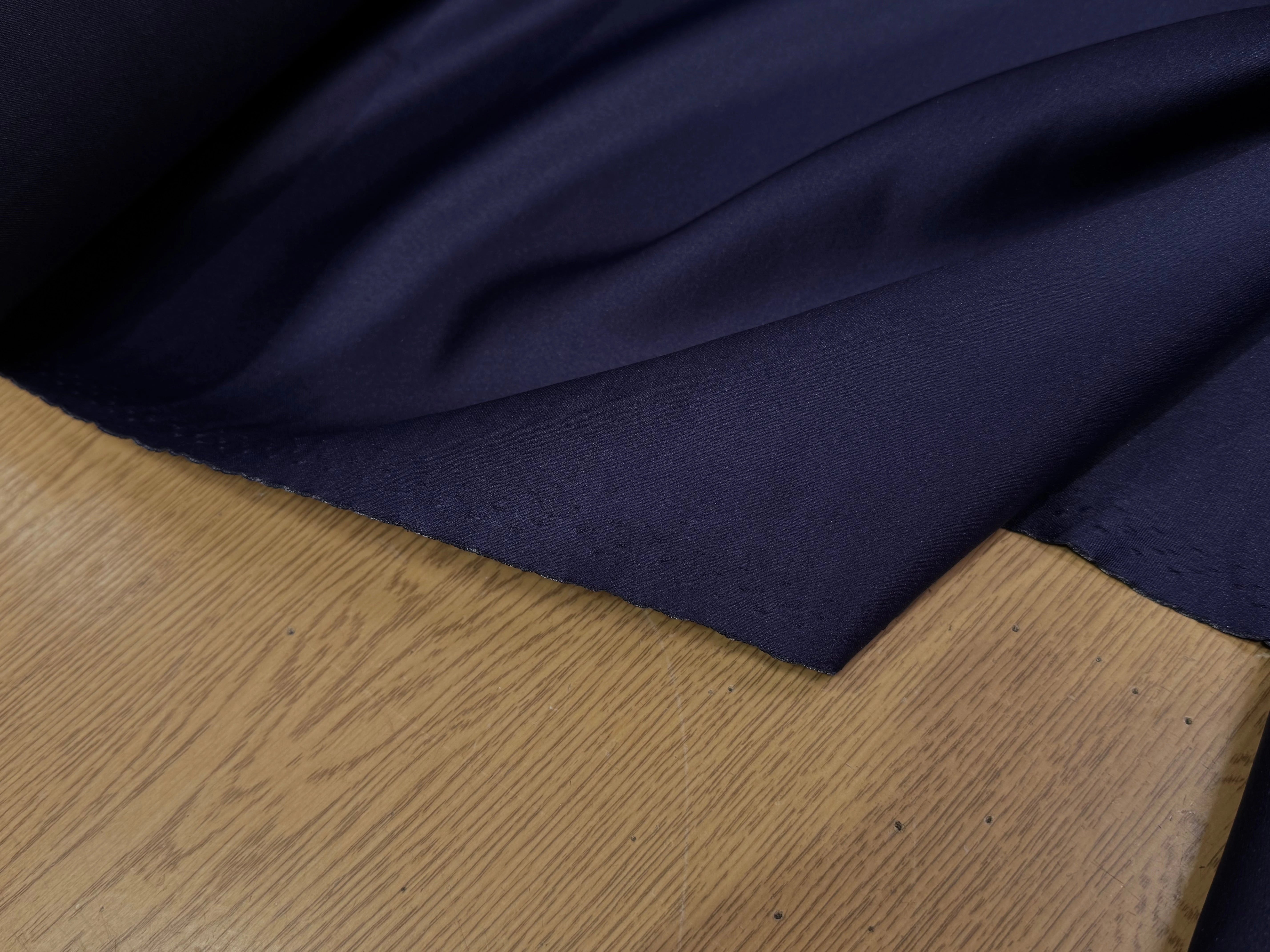 SATIN LOURD BELLE TENUE BLEU MARRINE - My Little Coupon