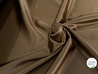 SATIN LOURD EXTRÈMEMENT DOUX TENUE LOURDE MARRON DORÉ - My Little Coupon