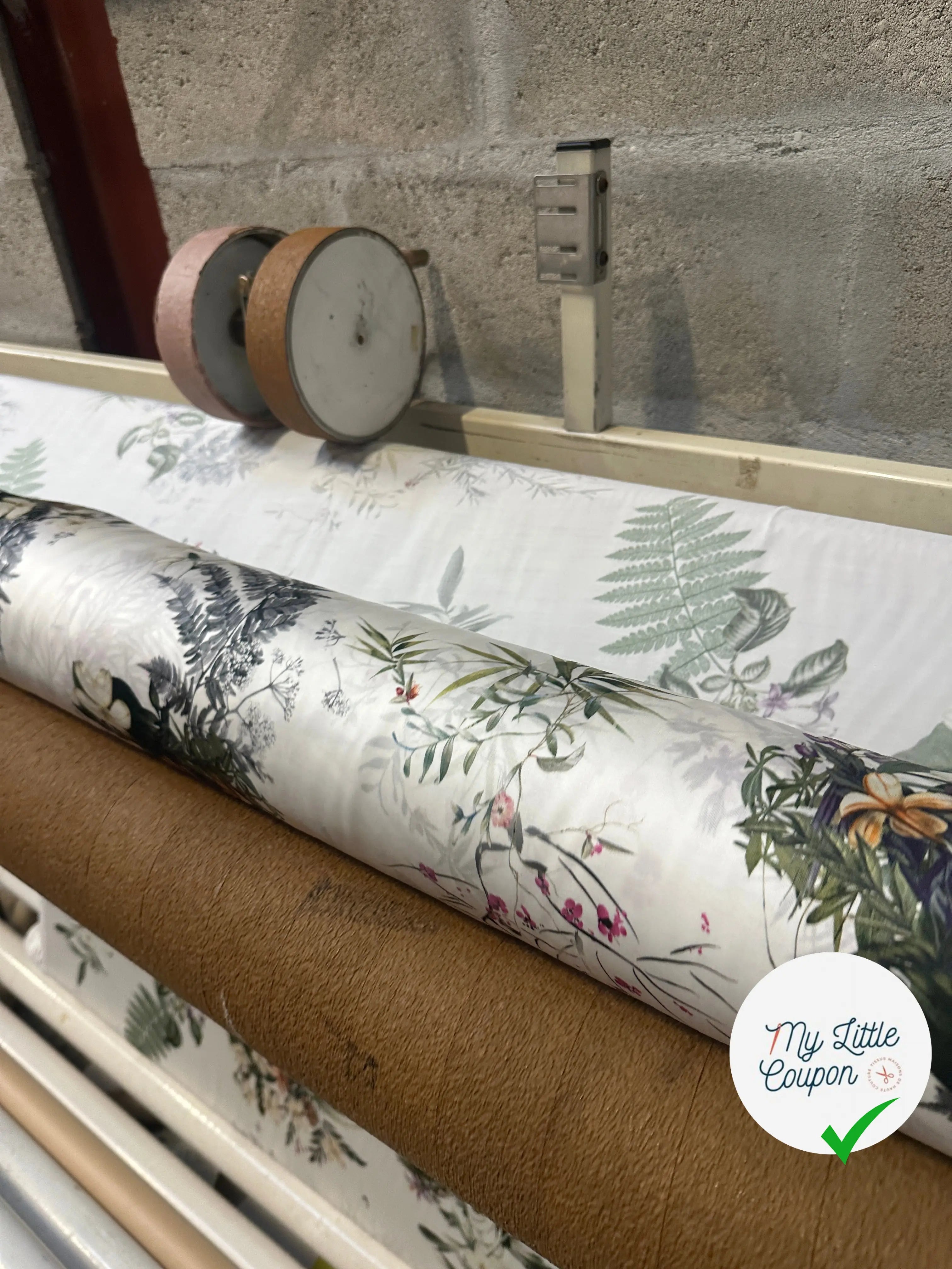 SATIN LOURD VISCOSE JARDIN DES PLANTES MLC INTERN