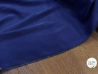 SATIN PEAU DE PÊCHE FLUIDE BLEU ROYAL - My Little Coupon