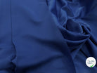 SATIN PEAU DE PÊCHE FLUIDE BLEU ROYAL - My Little Coupon
