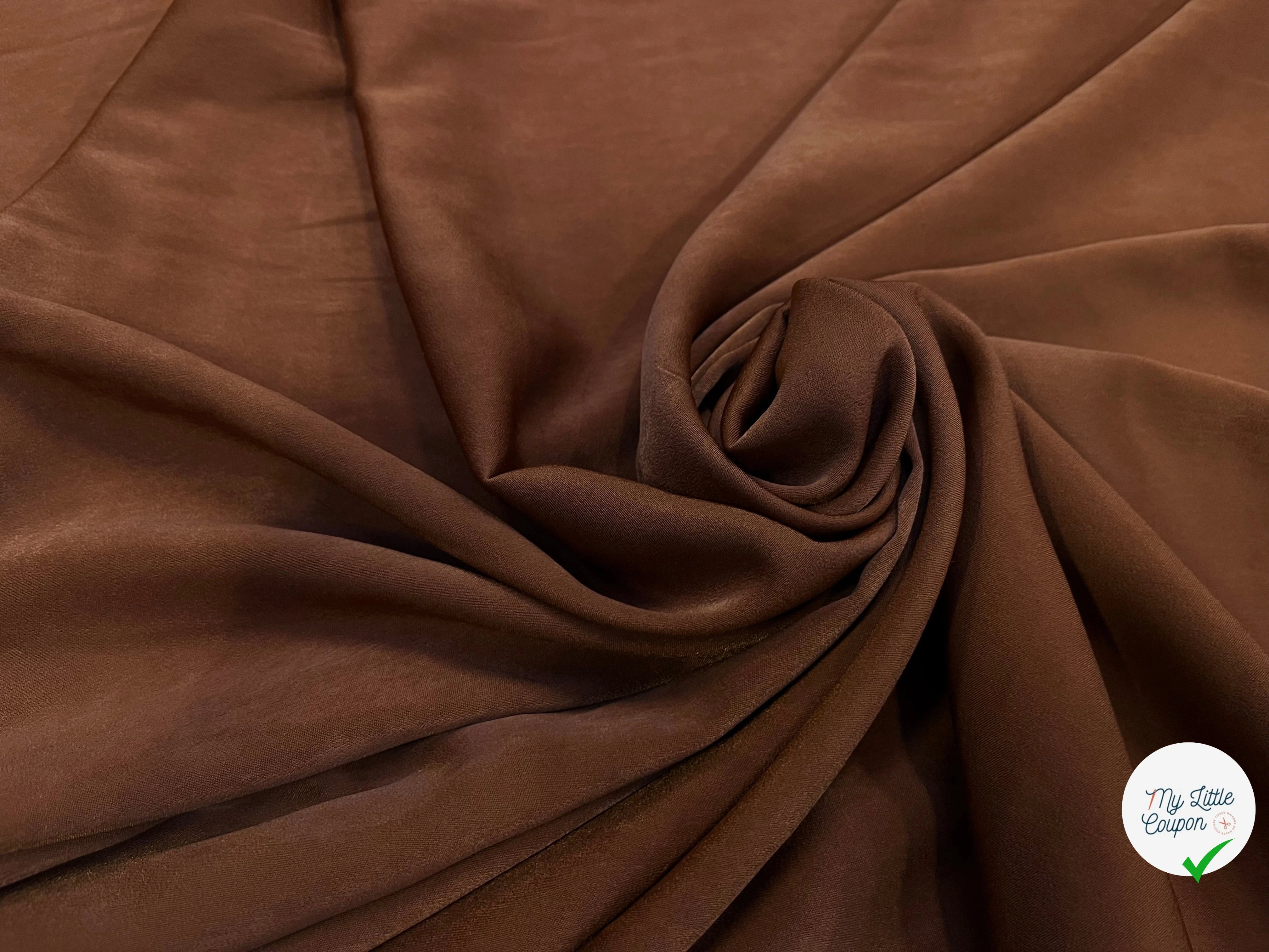 SATIN PEAU DE PÊCHE FLUIDE COGNAC - My Little Coupon