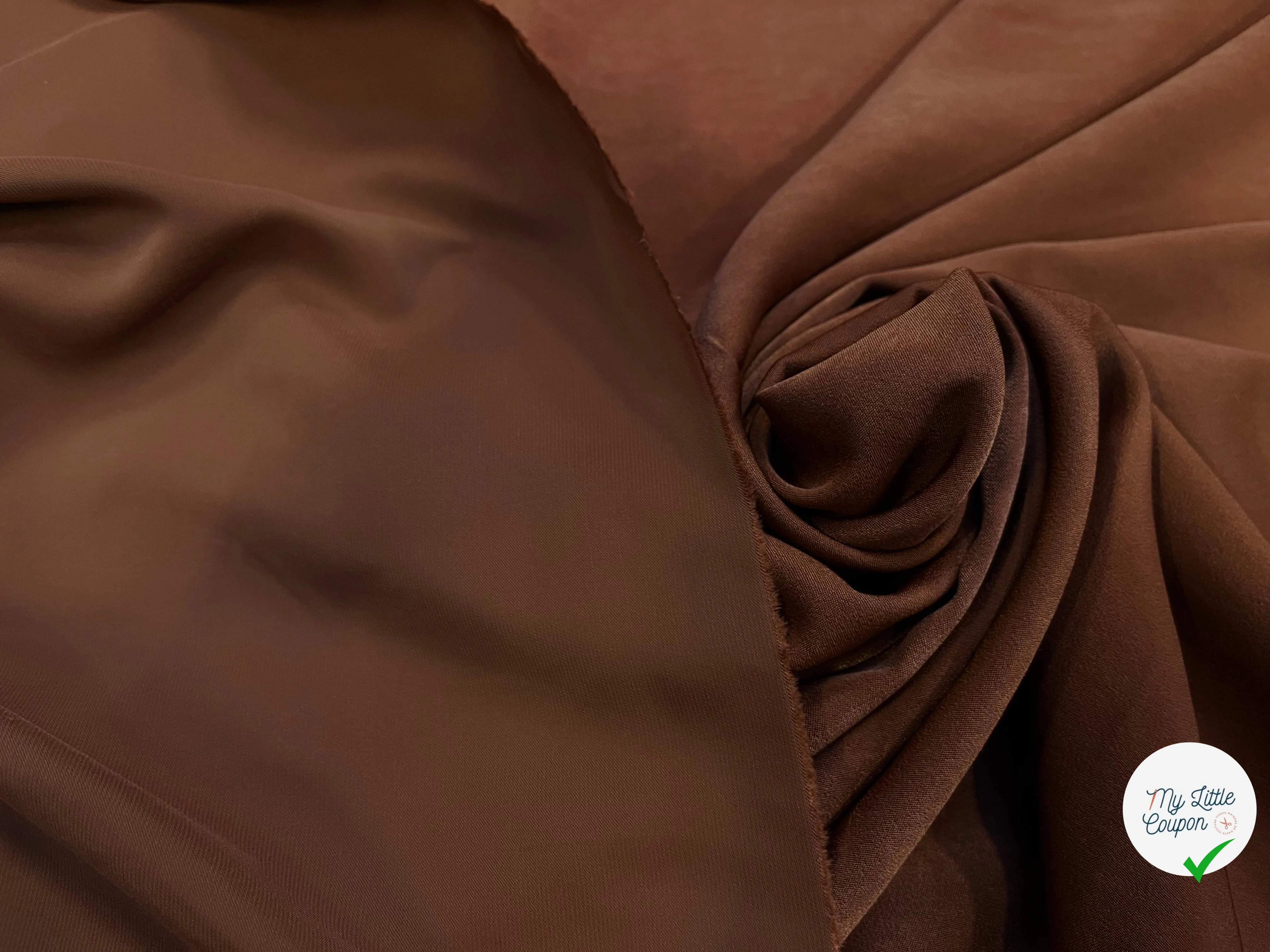 SATIN PEAU DE PÊCHE FLUIDE COGNAC - My Little Coupon