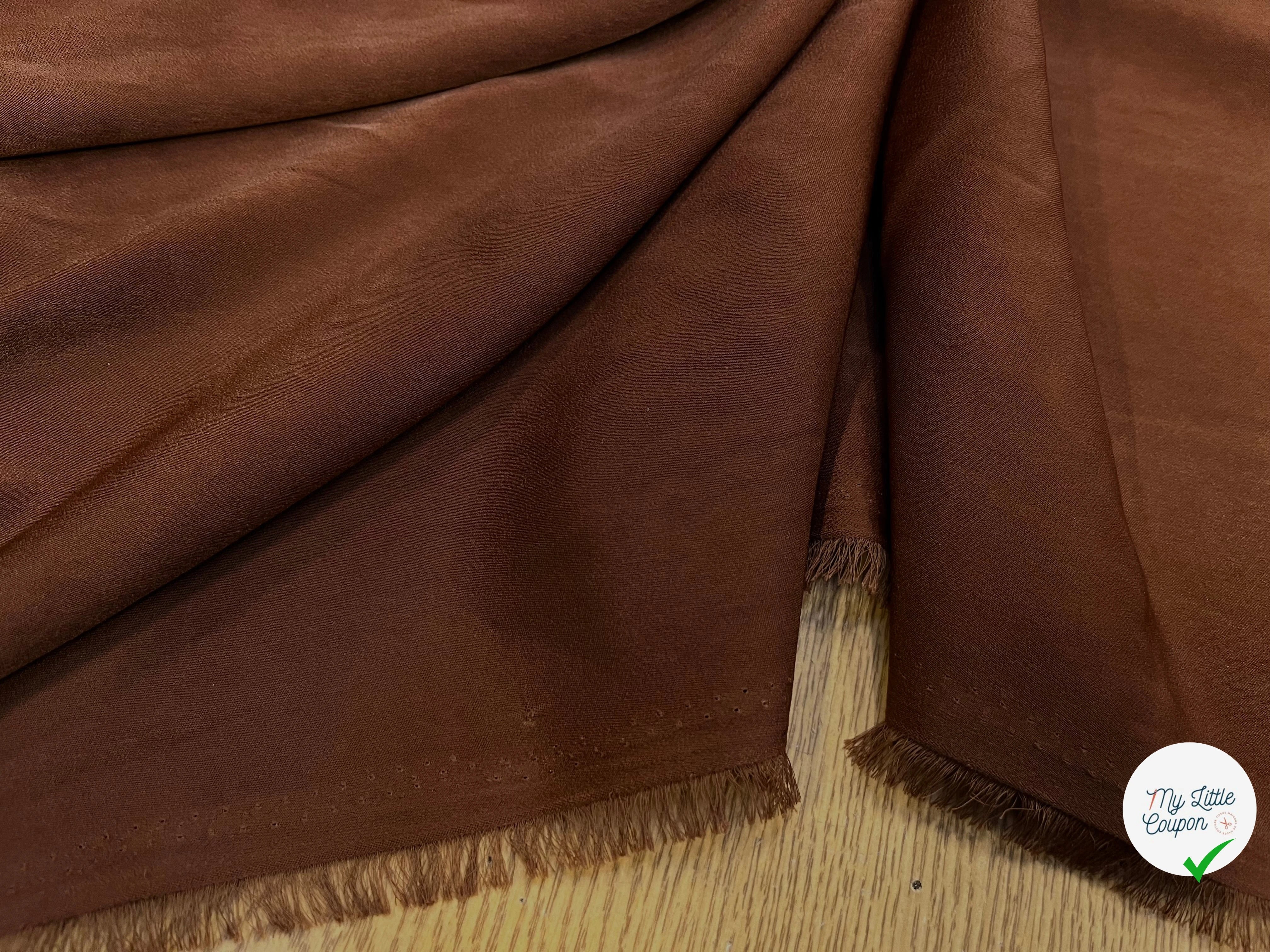 SATIN PEAU DE PÊCHE FLUIDE COGNAC - My Little Coupon