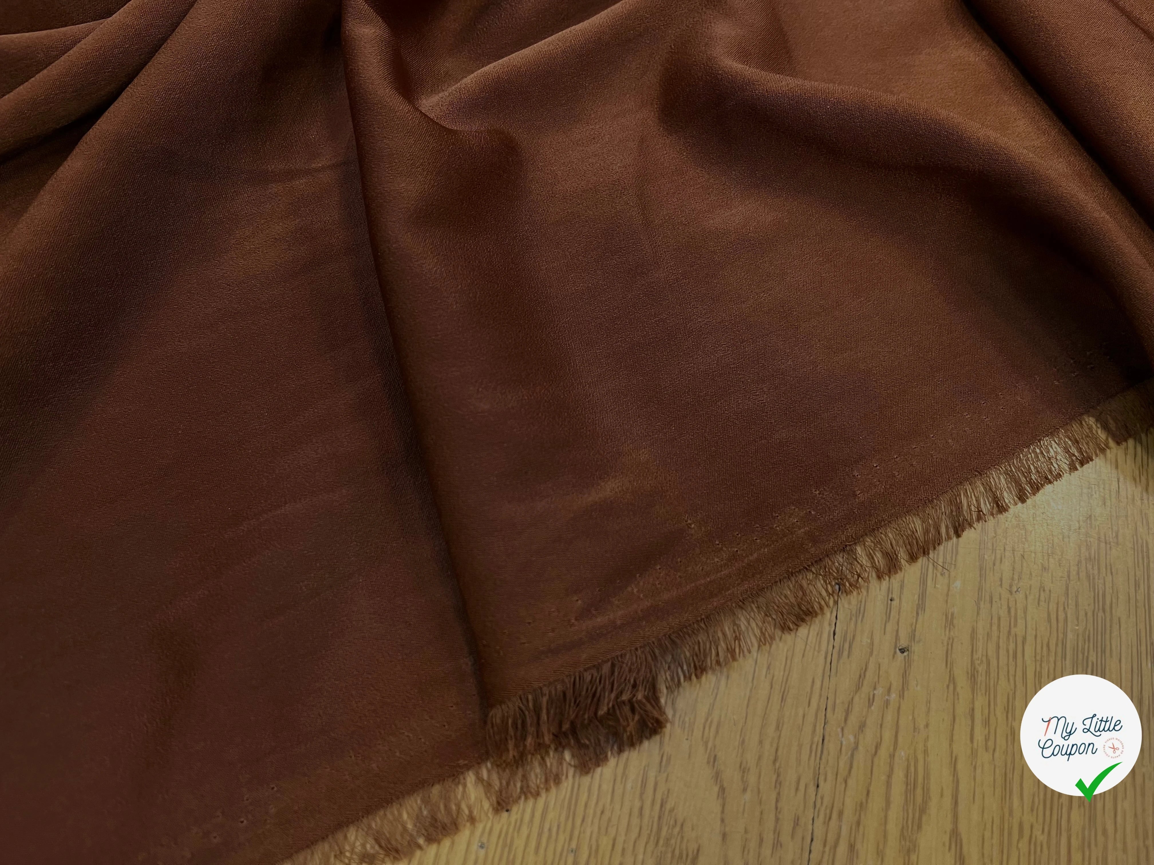 SATIN PEAU DE PÊCHE FLUIDE COGNAC - My Little Coupon