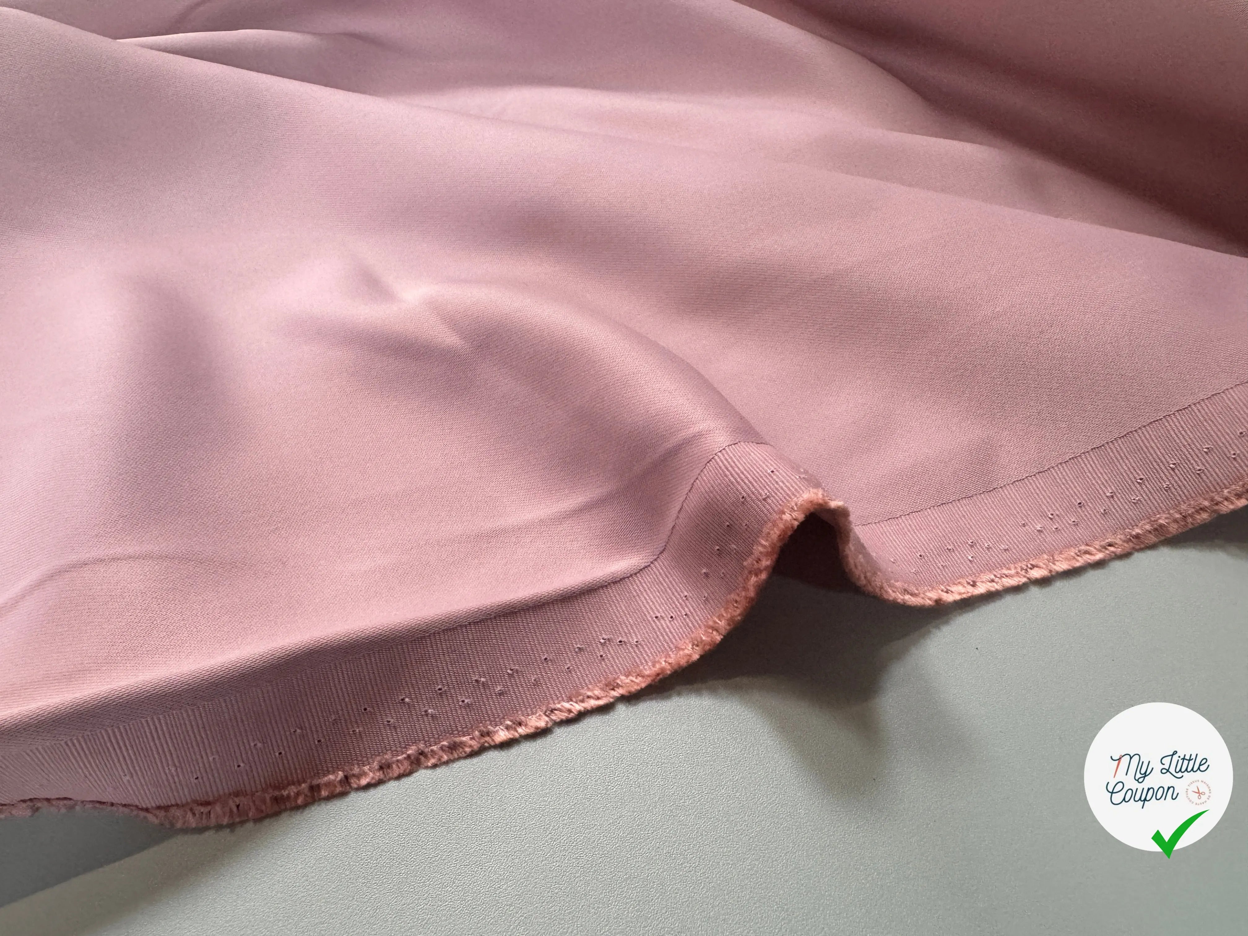 SATIN RICHE LOURD MAUVE QUALITÉ COUTURE - My Little Coupon