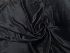 SATIN RICHE VISCOSE NOIR LEGEREMENT STRETCH - My Little Coupon