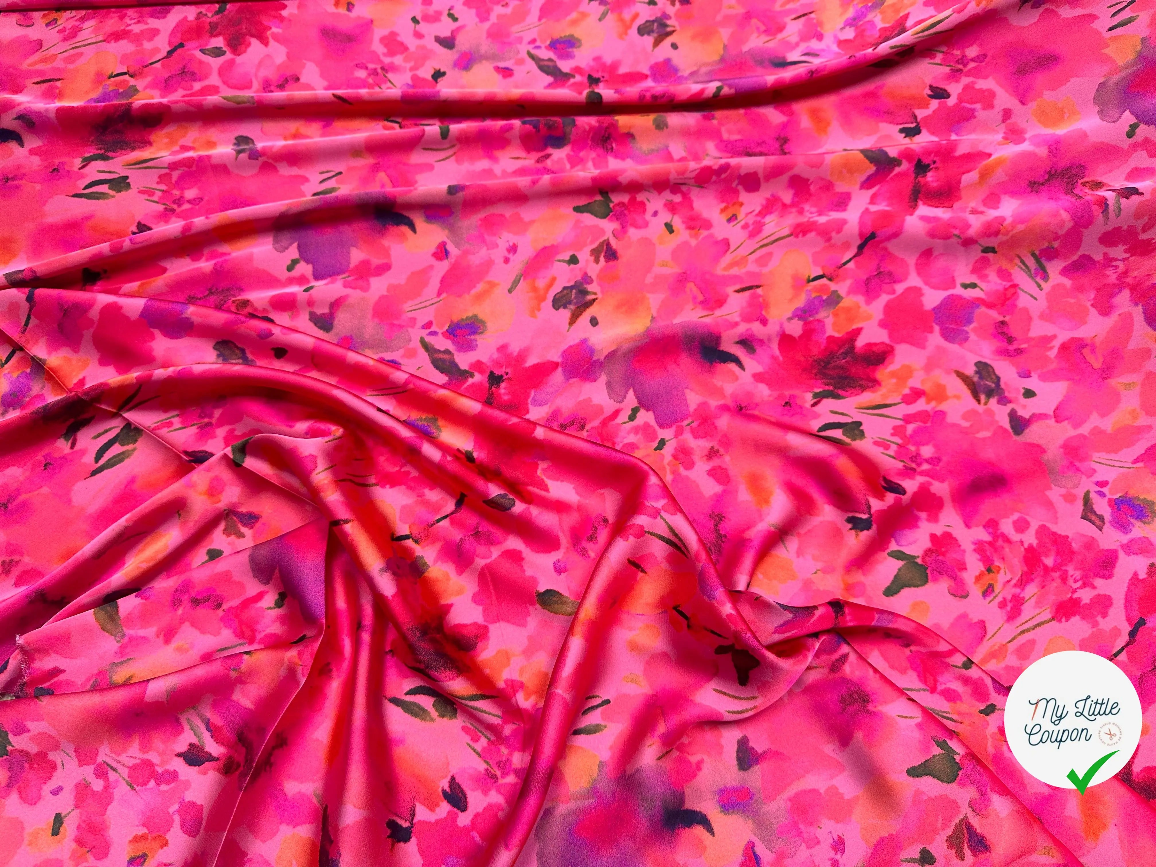 SATIN ROSE FLEURS SUCRÉES - My Little Coupon