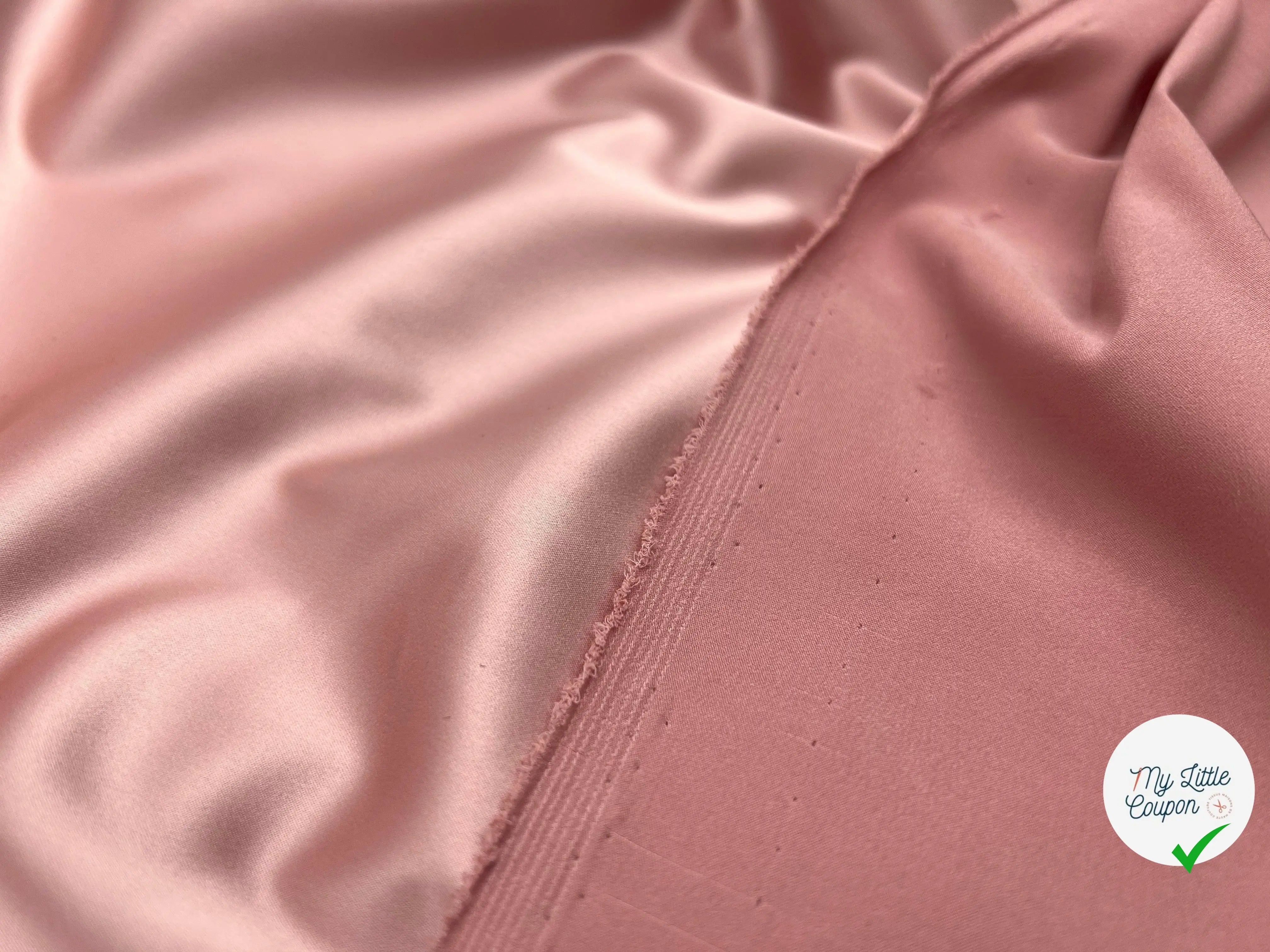 SATIN STRETCH COULEUR GLOSS - My Little Coupon - tissu - coudre