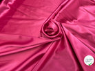 SATIN STRETCH FLUIDE ROSE FRAMBOISE - My Little Coupon
