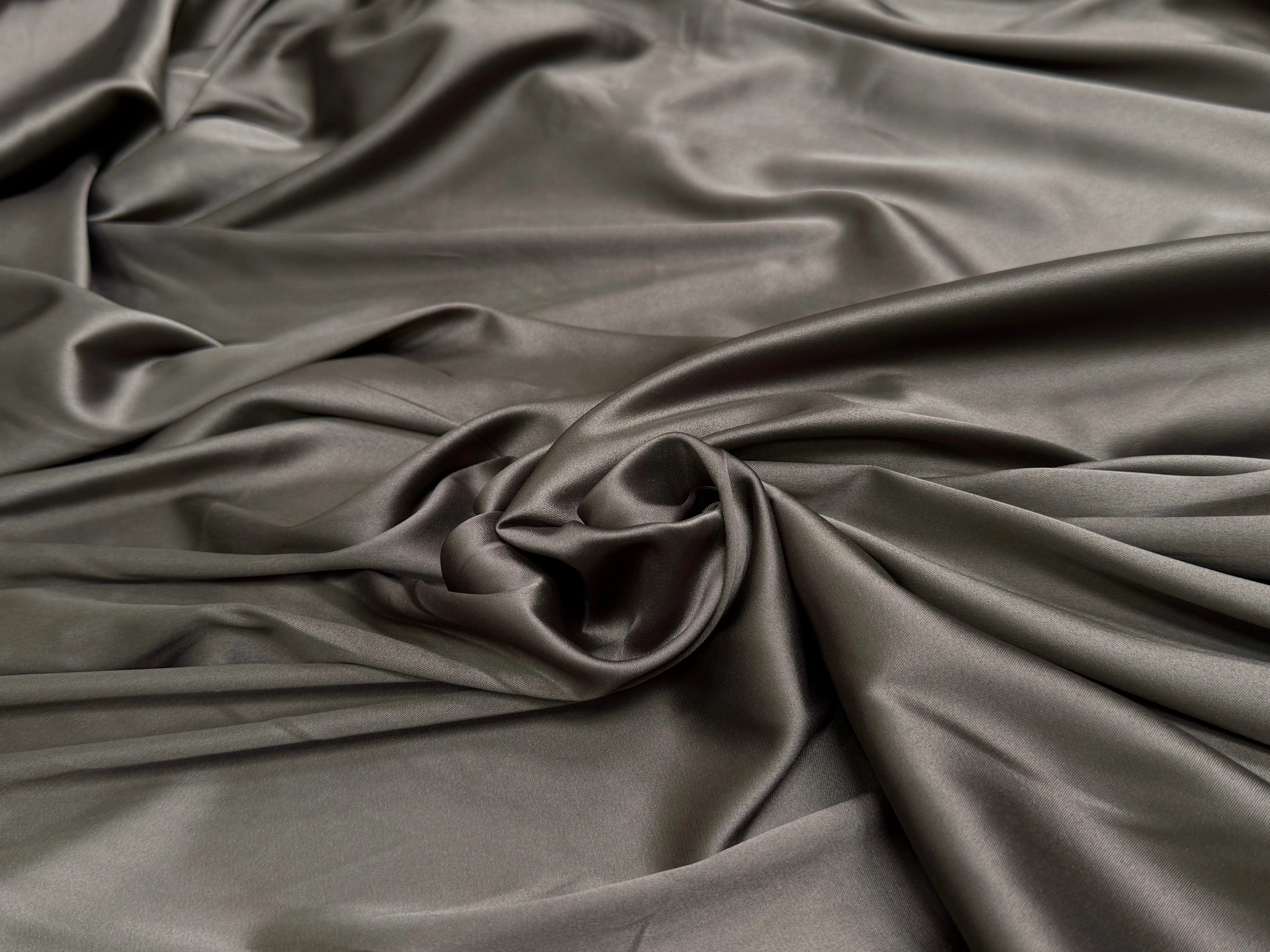 SATIN STRETCH MARRON CHOCO FLUIDE - My Little Coupon