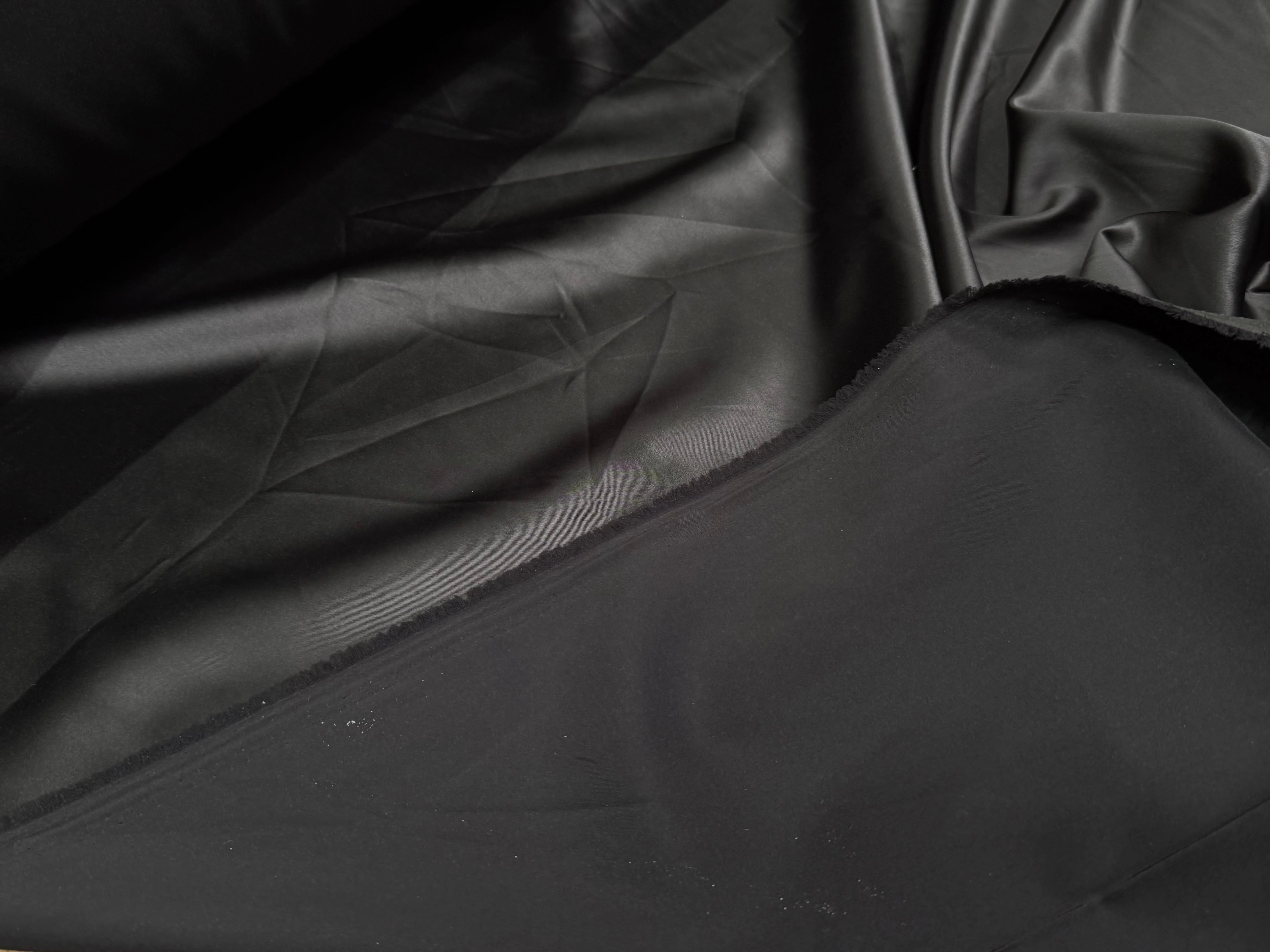 SATIN STRETCH MARRON NOISETTE FLUIDE - My Little Coupon