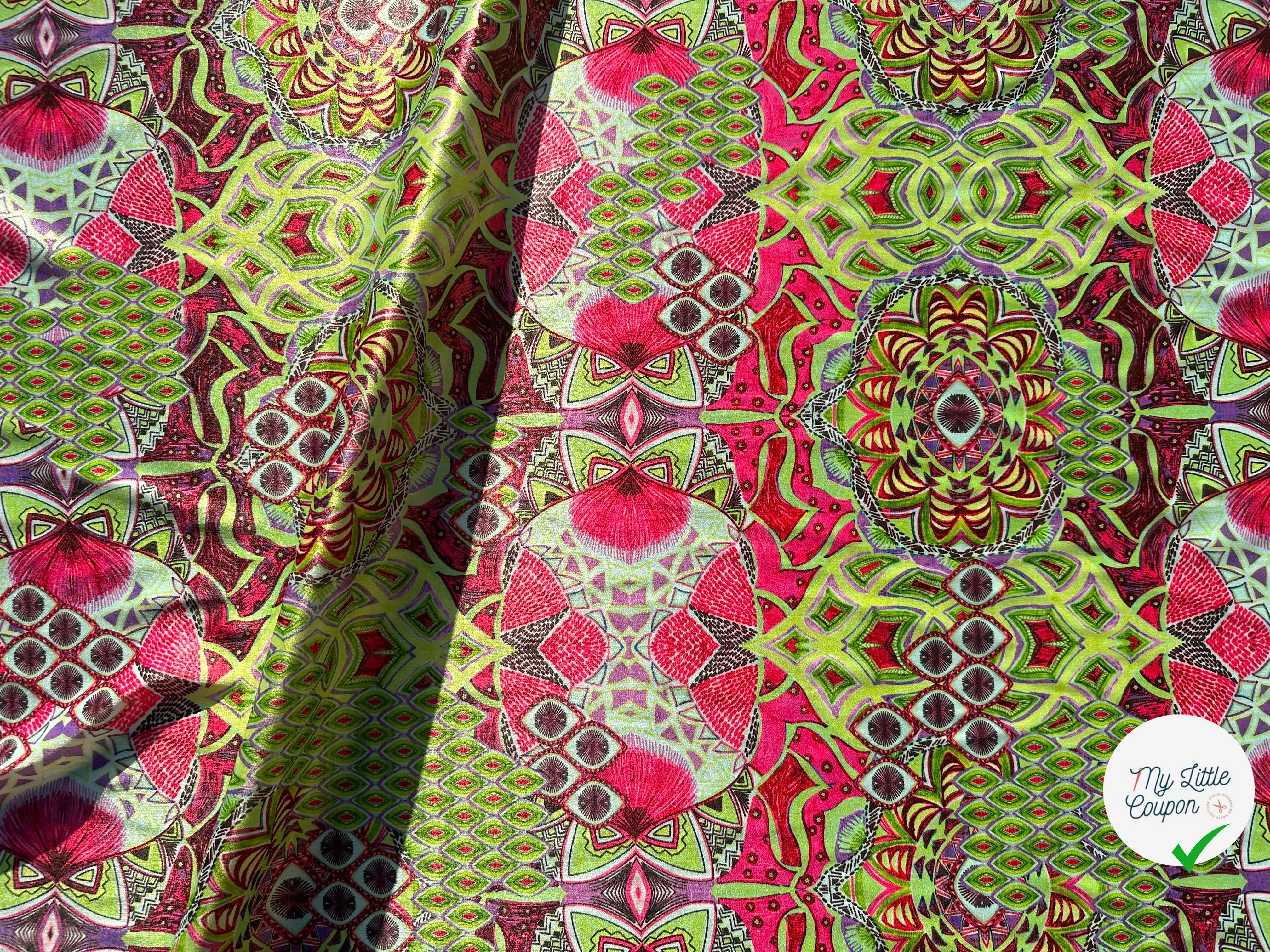 SATIN VELOUTÉ KALÉIDOSCOPE ETHNIQUE MLC INTERN